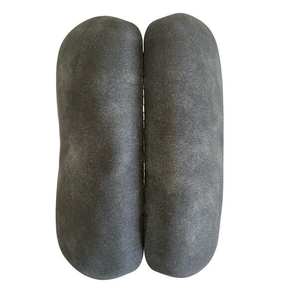 Chanel Sunglasses Eyeglasses Large Gray Suede Clamshell CC Logo CASE ONLY Rare - Picture 5 of 8